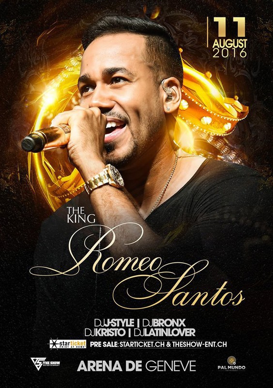 latino.ch Se vuelve a postergar concierto de Romeo Santos